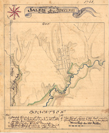 1766 map of Salem